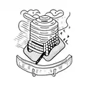 harmonica tattoo design idea