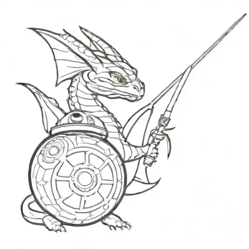Disney star wars books dragons tattoo design idea