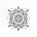 mandala itachi tattoo design idea