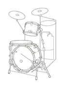 909 Kick Drum tattoo design idea