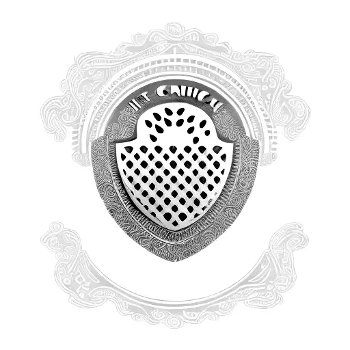 Intricate cat pawprint lock and key, representing the client's role in keeping criminals locked away tattoo design idea