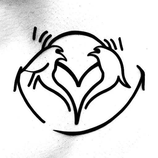 butcher raven tattoo design idea