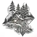 Wildfire tattoo design idea