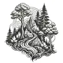 Wildfire tattoo design idea