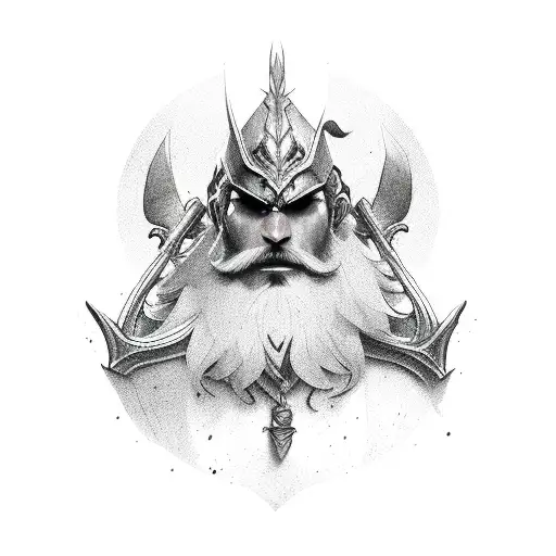 Draven axes  tattoo design idea