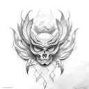 bread god  tattoo design idea