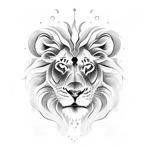 Mi Lion Mi Tigre tattoo design idea