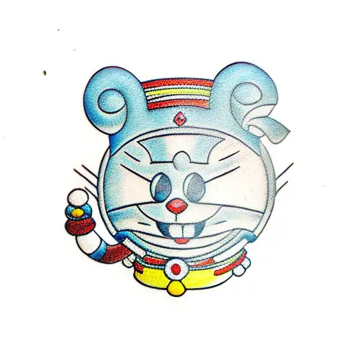 Doraemon Wooden Rakhi for Brother , Bhaiya , Bhai , Boys – Bhai Please India