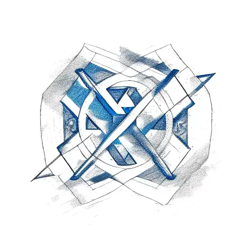 airplane with israel flag tattoo design idea