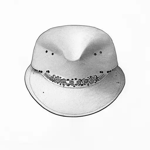 arthur morgans hat tattoo design idea