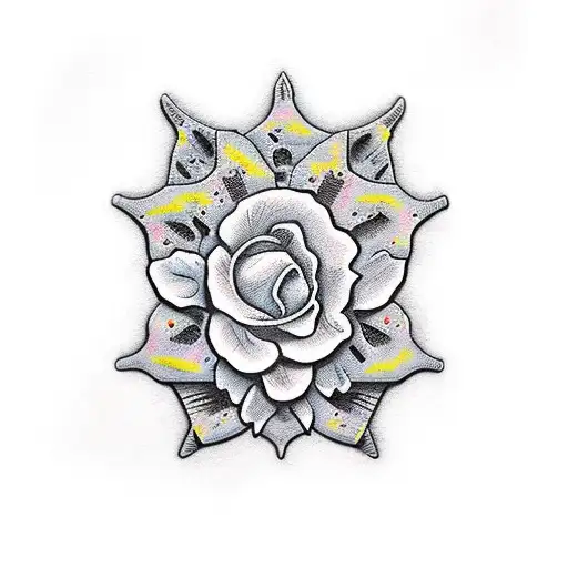 western stamped leather tattoo design idea