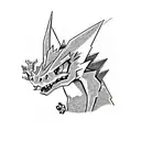 Charizard  tattoo design idea