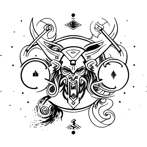 signo ares tattoo design idea