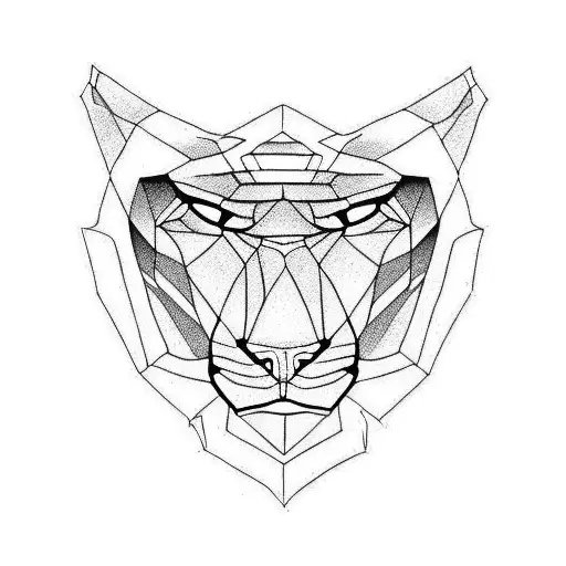 Panther tattoo design idea
