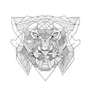 Panther tattoo design idea