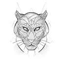 Panther tattoo design idea