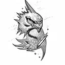 flash bolt tattoo design idea