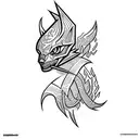 flash bolt tattoo design idea