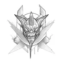 flash bolt tattoo design idea