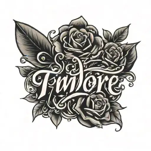 "Sine Timore" in script font tattoo design idea