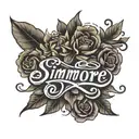 "Sine Timore" in script font tattoo design idea