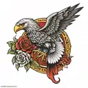 blood eagle tattoo design idea