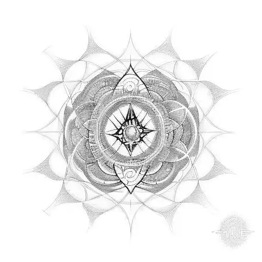 fibonacci and chakras  tattoo design idea