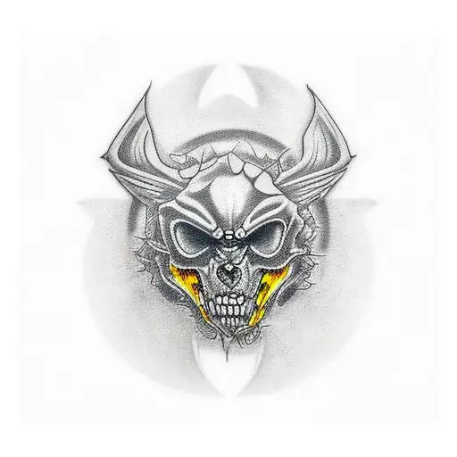 Front view of a 1290 super duke tattoo design idea
