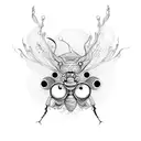 bug with many eyes tattoo design idea