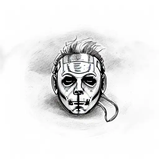 Michael myers tattoo design idea