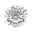 gerbera tattoo design idea