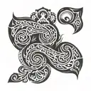 right elbow number 6 and left elbow number 0 tattoo design idea