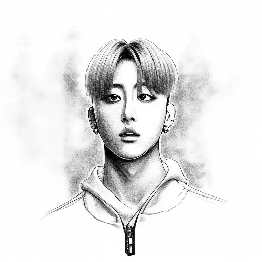 jungkook tattoo design idea