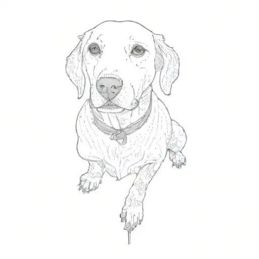 person, an adoptable dog in san diego, california tattoo design idea