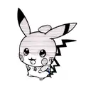 pikachu tattoo design idea