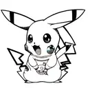 pikachu tattoo design idea