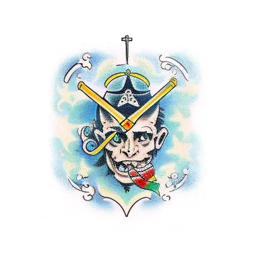 sicilian trinacria tattoo design idea