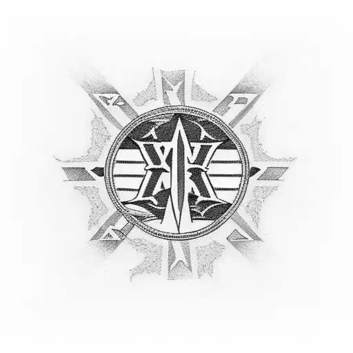 Pennsylvania Railroad World War II Memorial tattoo design idea