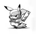 pikachu tattoo design idea