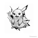 pikachu tattoo design idea