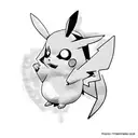 pikachu tattoo design idea