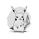 pikachu tattoo design idea