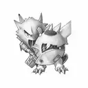 Digimon 1, friendship emblem tattoo design idea