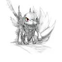 Digimon 1, friendship emblem tattoo design idea