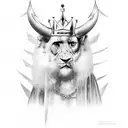 king baldwin iv tattoo design idea