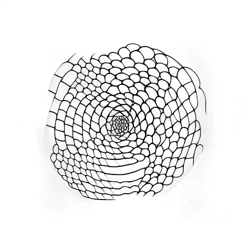 drowning in thoughts with water ripples tattoo design idea