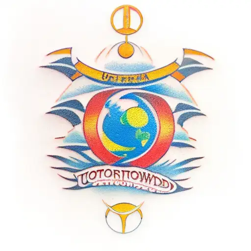 tomorrowland logo tattoo design idea