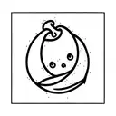 cute ghost tattoo design idea