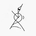 writing with joy tattoo design idea