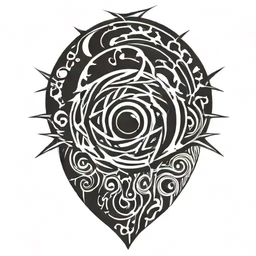 naruto curse mark tattoo design idea